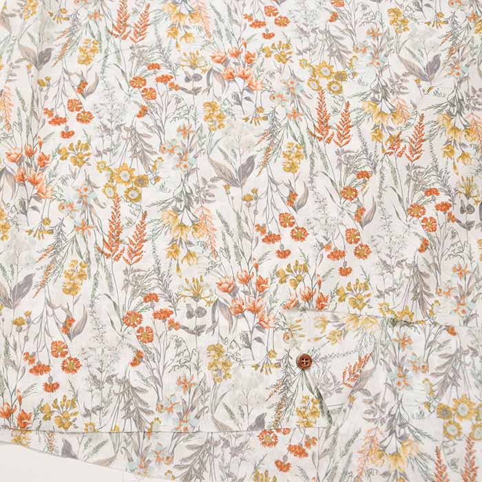 Cotton 60 Loan Printed Fabric Flower - nomura tailor