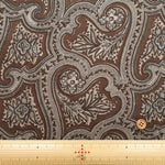 Cotton Chirimen Printed Fabric - Paisley - nomura tailor