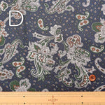 Water-repellent 190 nylon taffeta printed fabric Paisley - nomura tailor