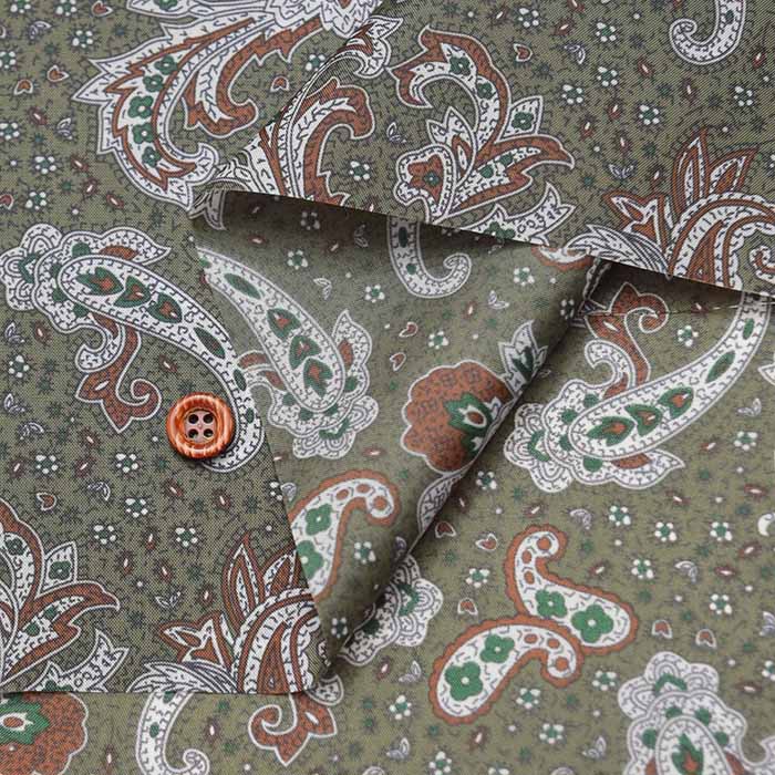 Water-repellent 190 nylon taffeta printed fabric Paisley - nomura tailor