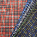 Water-repellent 190 nylon taffeta print fabric Tartan Check - nomura tailor