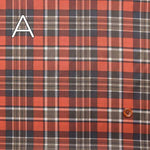 Water-repellent 190 nylon taffeta print fabric Tartan Check - nomura tailor