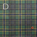 Water-repellent 190 nylon taffeta print fabric Tartan Check - nomura tailor