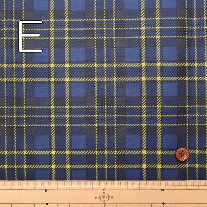 Water-repellent 190 nylon taffeta print fabric Tartan Check - nomura tailor