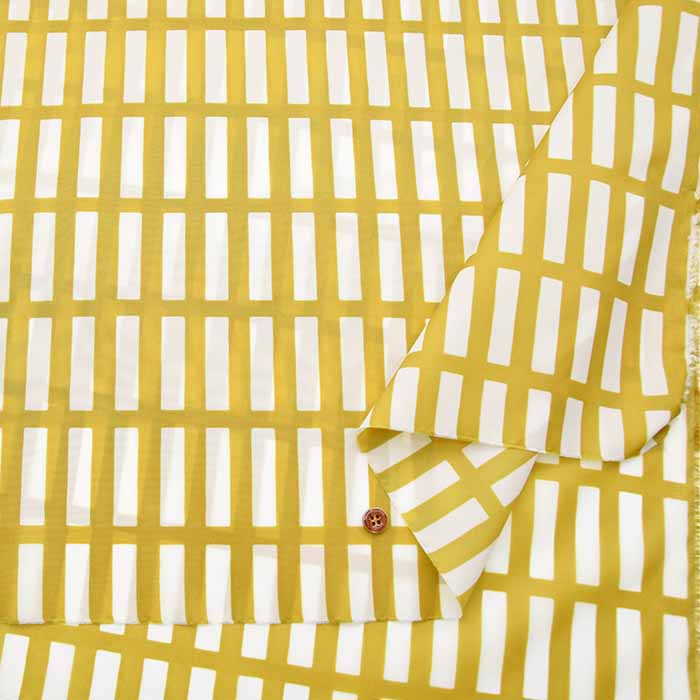 Water-repellent 210 nylon taffeta print fabric Lattice - nomura tailor