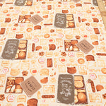 Cotton Oxford Printed Fabric - Cat Cookie Tin - nomura tailor