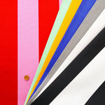 Cotton Oxford Printed Fabric LooPooL - Stripe - nomura tailor