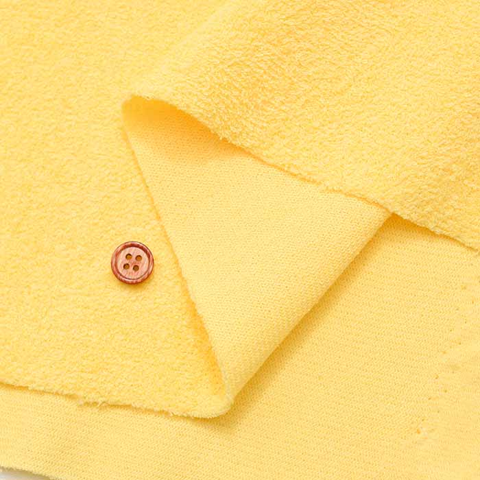 Cotton pile fabric Macaron Pop Solid color - nomura tailor