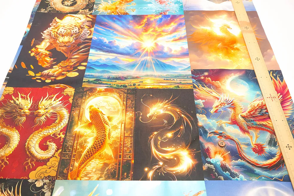 Made in China Cotton Sheeting Inkjet Printed Fabric - Good Fortune UP - nomura tailor