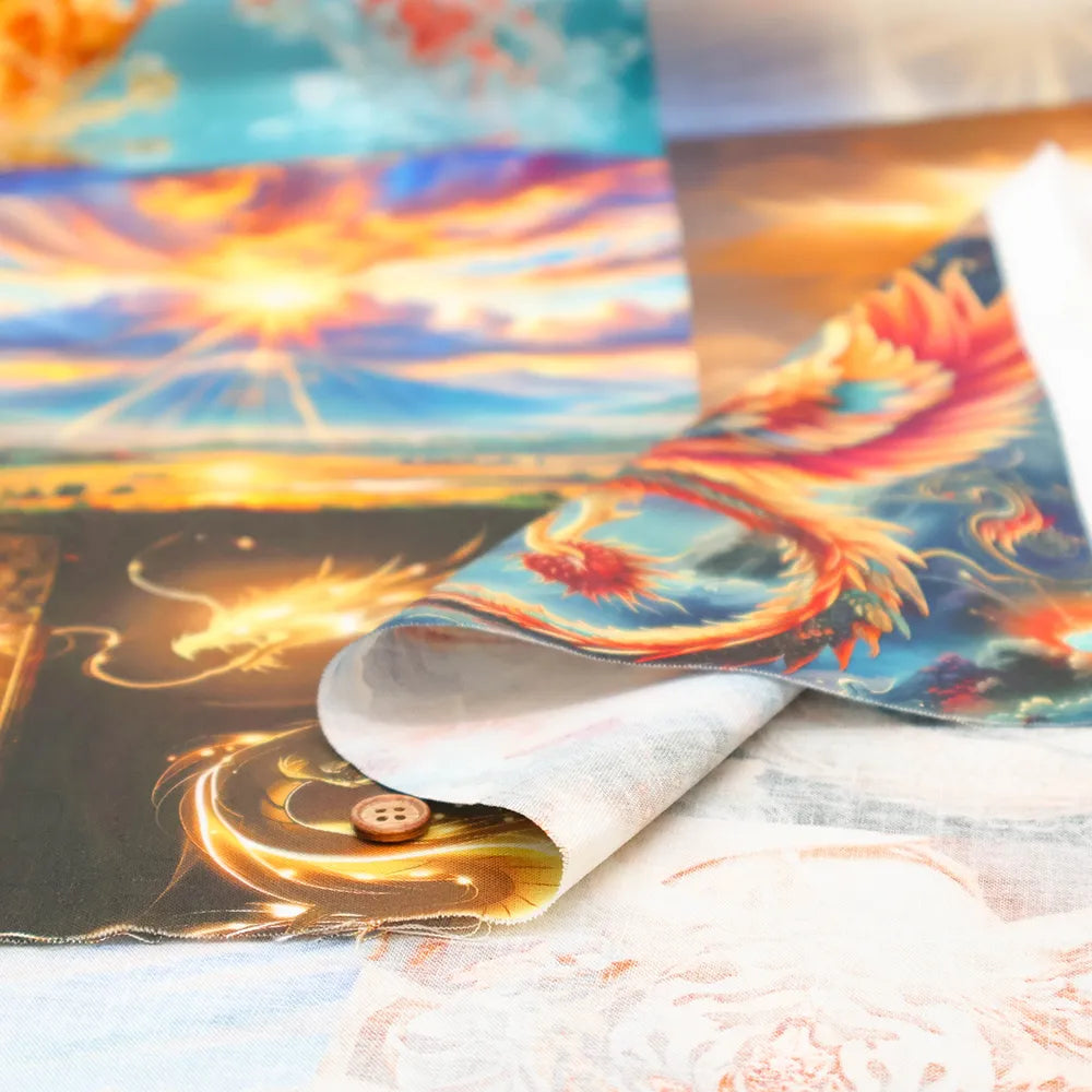 Made in China Cotton Sheeting Inkjet Printed Fabric - Good Fortune UP - nomura tailor