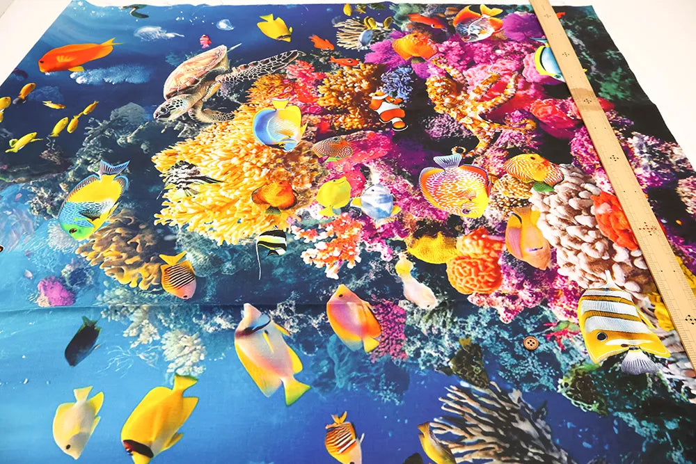 Made in China Cotton Sheeting Inkjet Printed Fabric - Under the Sea - nomura tailor