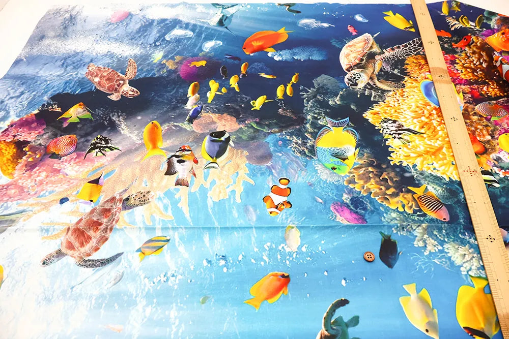 Made in China Cotton Sheeting Inkjet Printed Fabric - Under the Sea - nomura tailor