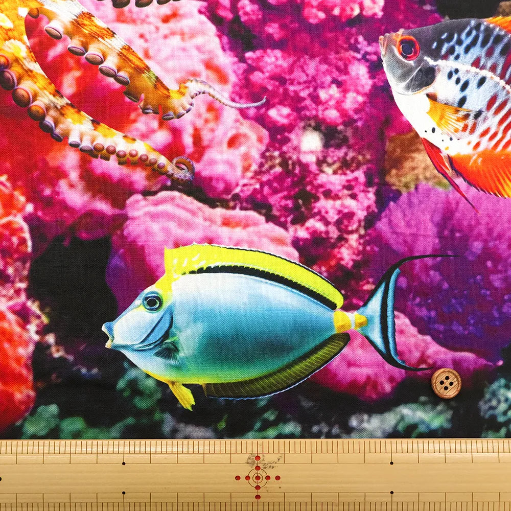 Made in China Cotton Sheeting Inkjet Printed Fabric - Under the Sea - nomura tailor