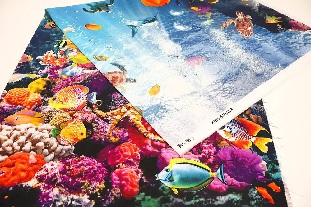Made in China Cotton Sheeting Inkjet Printed Fabric - Under the Sea - nomura tailor
