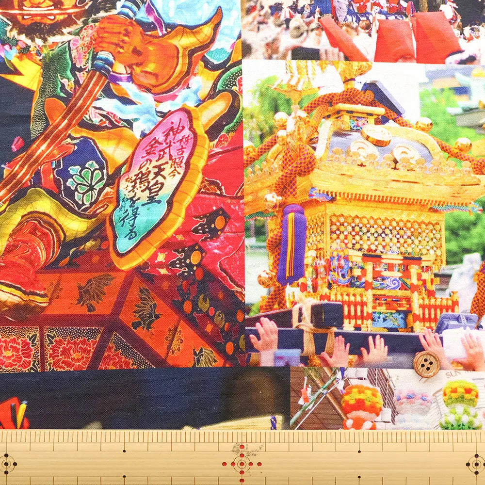 Made in China Cotton Sheeting Inkjet-printed Fabric - Japanese festivals - nomura tailor