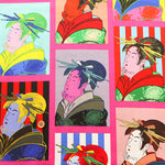 Made in China Cotton Muslin Inkjet-printed Fabric - Ukiyo-e - nomura tailor