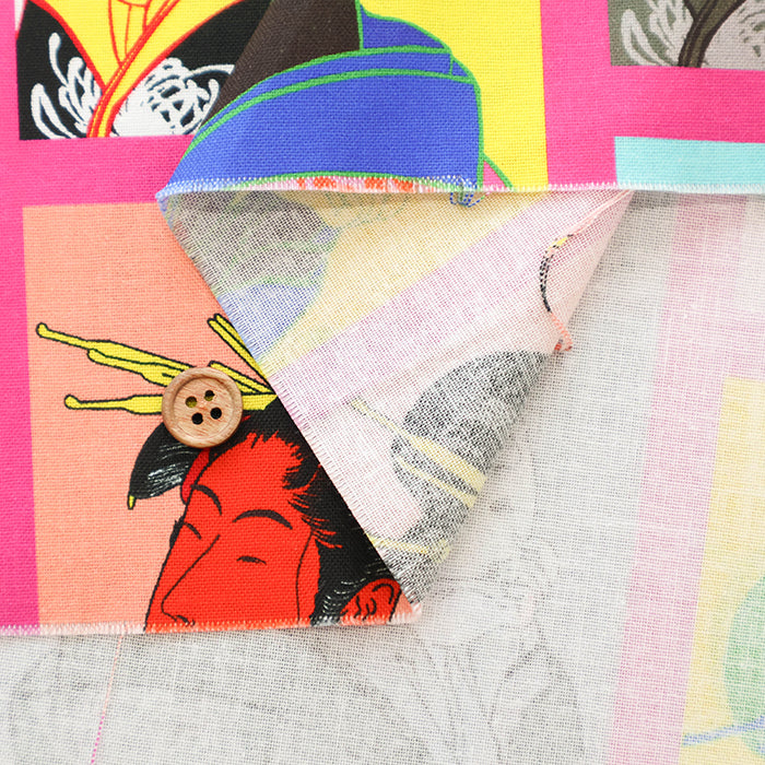 Made in China Cotton Muslin Inkjet-printed Fabric - Ukiyo-e - nomura tailor