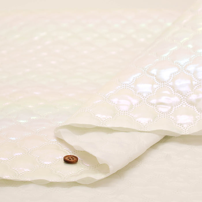 Polyester High-frequency Quilted Fabric - Moroccan - nomura tailor