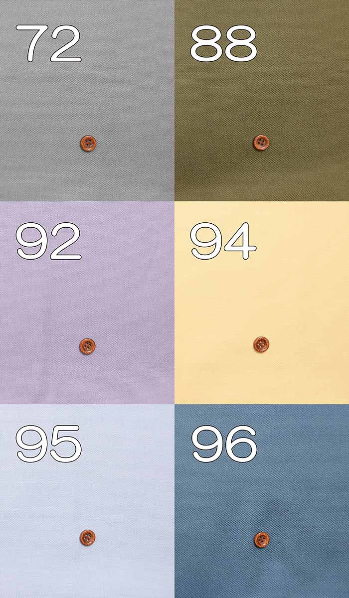 Cotton Dusty Color Canvas Fabric Solid - nomura tailor