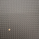 Embossed Faux Leather Fabric - Basket Pattern - nomura tailor