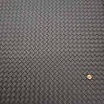 Embossed Faux Leather Fabric - Basket Pattern - nomura tailor