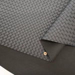 Embossed Faux Leather Fabric - Basket Pattern - nomura tailor