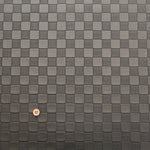 Embossed Faux Leather Fabric - Checkerboard - nomura tailor
