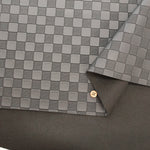 Embossed Faux Leather Fabric - Checkerboard - nomura tailor
