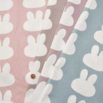 Cotton Ox Print Fabric Rabbit Face - nomura tailor