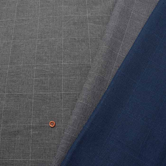 Glen check fabric made in China - nomura tailor