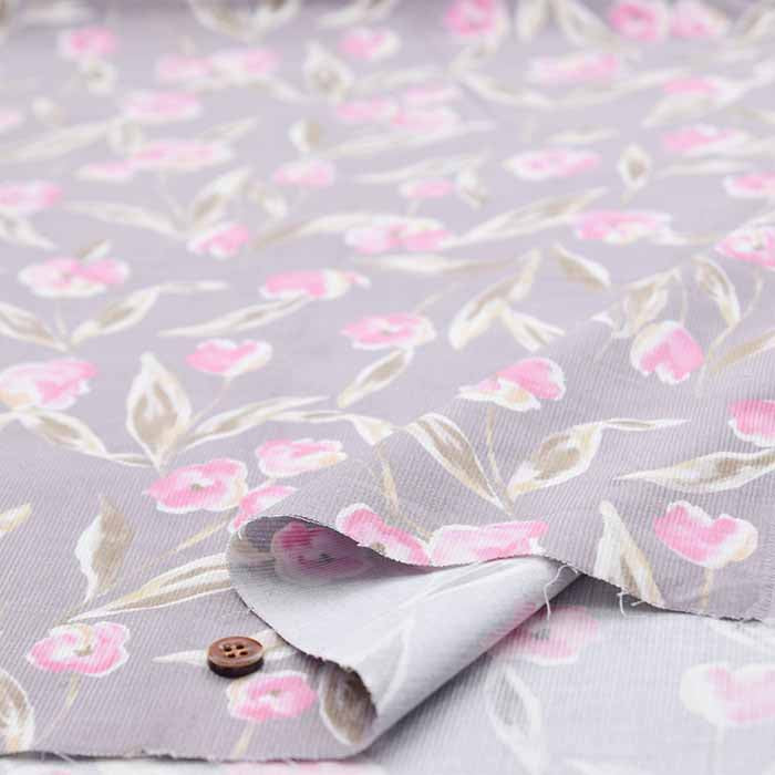 Cotton shirt call print fabric Flower - nomura tailor