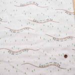 Cotton Double Gauze Printed Fabric Train - nomura tailor