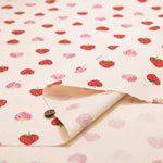 Cotton Ox Printed Fabric Strawberry - nomura tailor