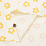 Cotton Ox Printed Fabric Daisy - nomura tailor