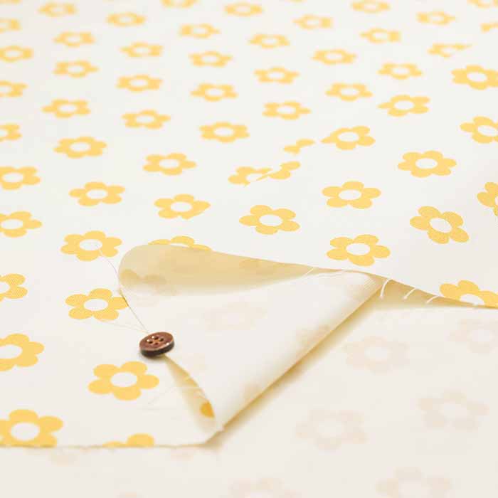 Cotton Ox Printed Fabric Daisy - nomura tailor