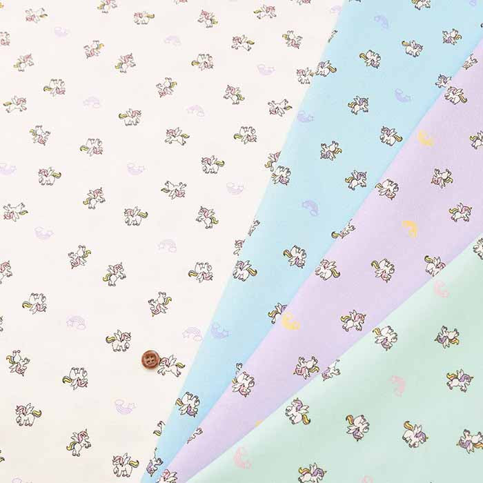 Cotton Ox Printed Fabric Mini Unicorn - nomura tailor