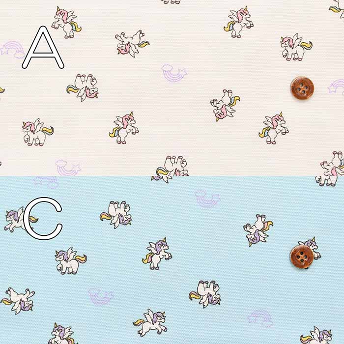 Cotton Ox Printed Fabric Mini Unicorn - nomura tailor