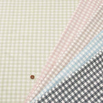 Cotton smooth printed fabric Gingham - nomura tailor