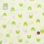 Cotton sheeting print fabric Frog - nomura tailor