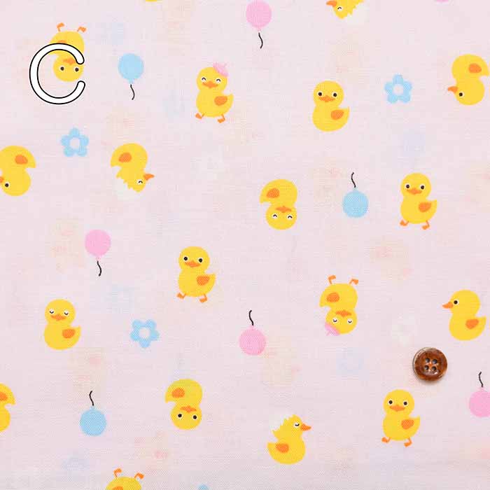 Cotton sheeting print fabric Chickens - nomura tailor