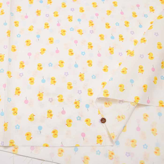 Cotton sheeting print fabric Chickens - nomura tailor