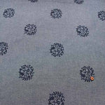 China cotton dungaree embroidery fabric Flower - nomura tailor