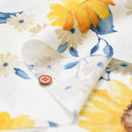 C/L sheeting print fabric Sunflower - nomura tailor