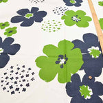 Air-tumbled C/L sheeting printed fabric Big Flower - nomura tailor