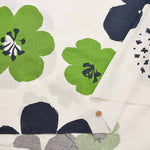 Air-tumbled C/L sheeting printed fabric Big Flower - nomura tailor