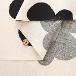 C/L MuslinPrint Fabric Air Tumbler Finished  - Big Flower - nomura tailor