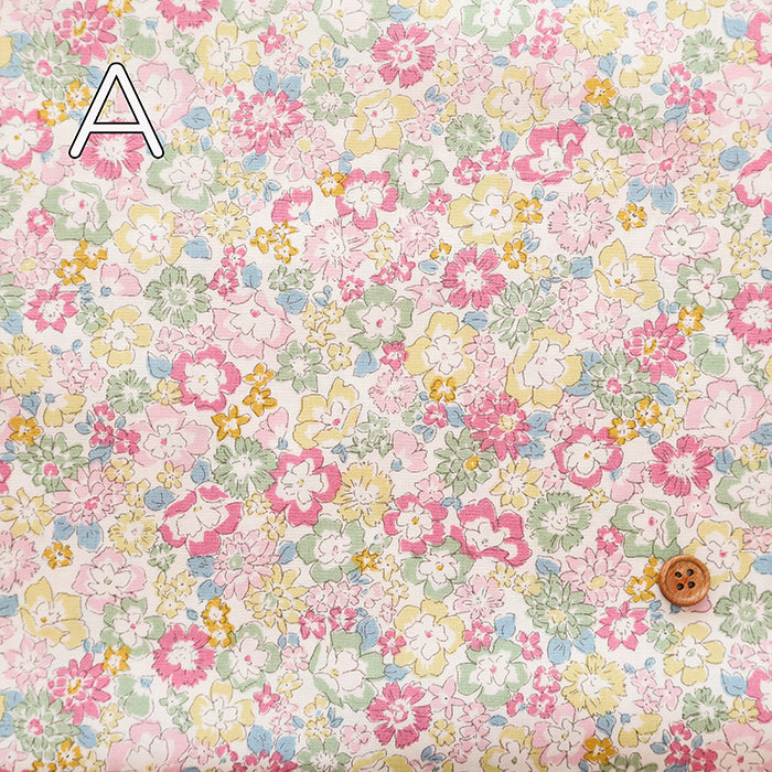 Cotton Broad Fabric - Flower - nomura tailor
