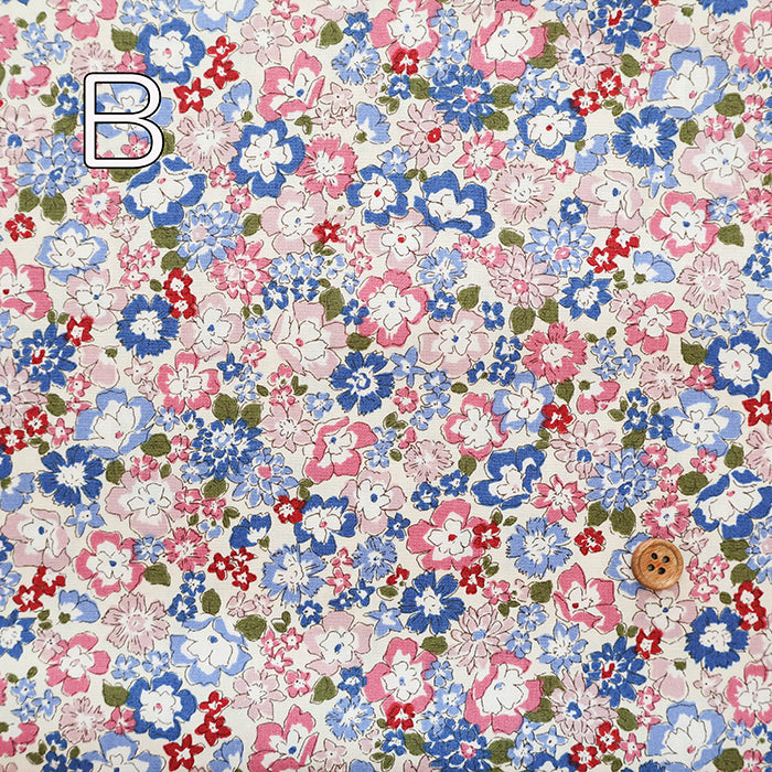 Cotton Broad Fabric - Flower - nomura tailor