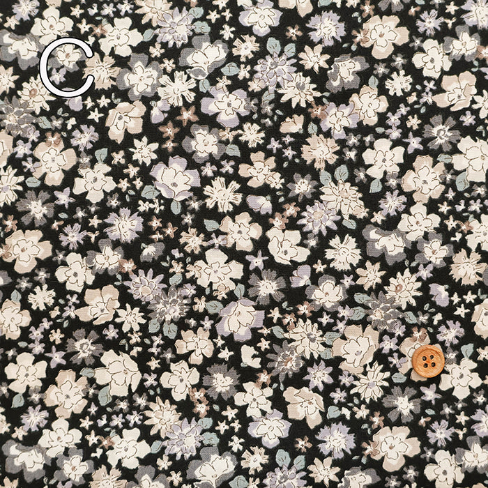 Cotton Broad Fabric - Flower - nomura tailor