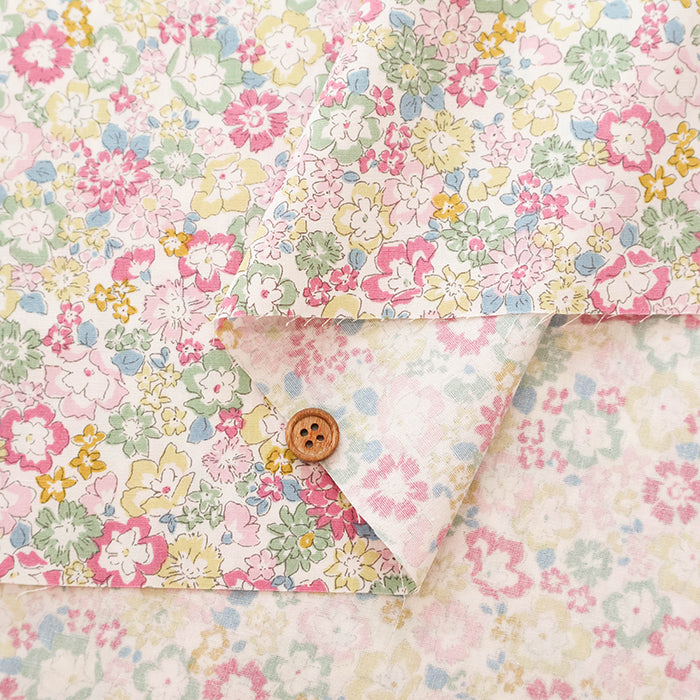 Cotton Broad Fabric - Flower - nomura tailor